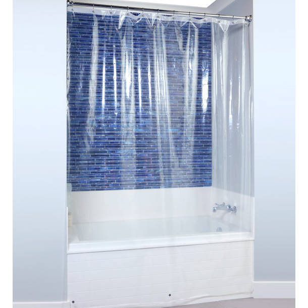 Rebrilliant Lomita Extra Tall PEVA Shower Curtain Liner & Reviews Wayfair